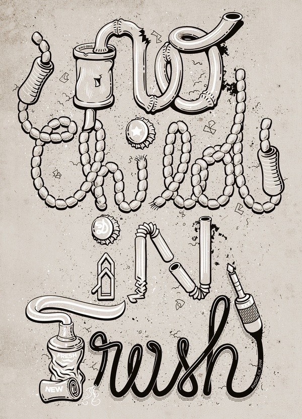 one Cause / one Tee by John Duvengar #design #graphic #quality #typography