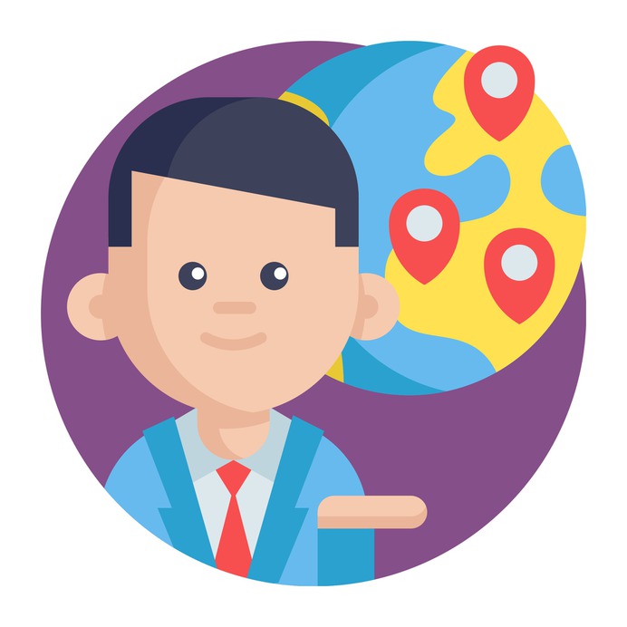 See more icon inspiration related to travel, worker, world, map, maps and location, planet earth, employee, worldwide, user and business on Flaticon.