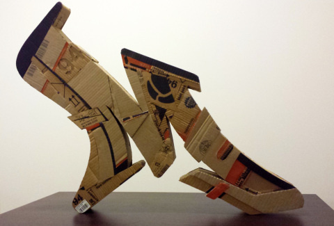 Alecks Cruz | PICDIT #sculpture #cardboard #graffiti #design #art