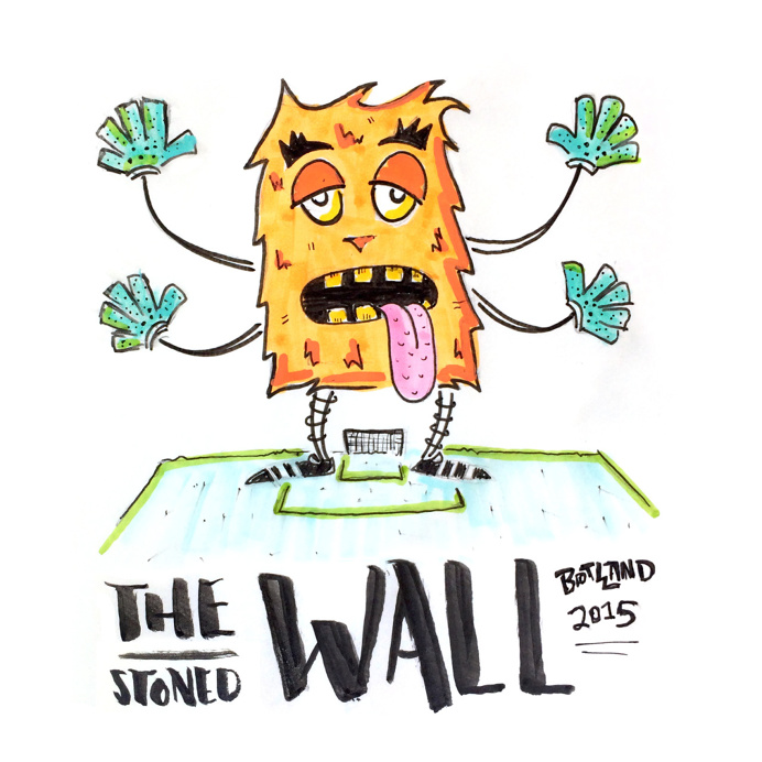 the wall monster #monster # wall