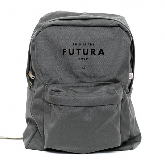 Backpack Futura 1927 Classic School Style by mediumcontrol #backpack #product #bags #futura #type #humor #typography