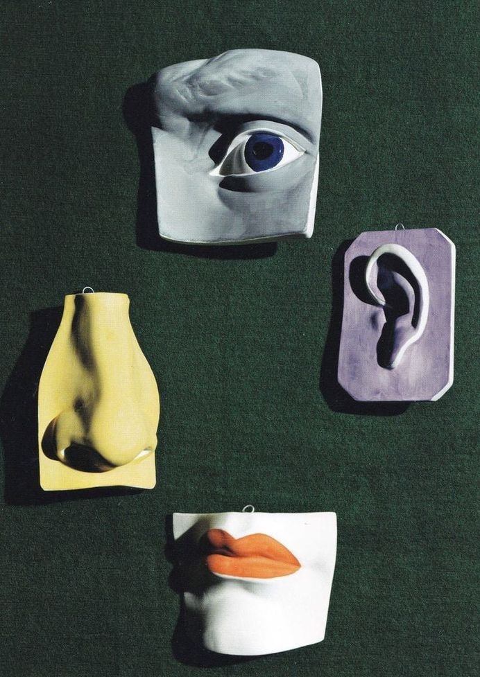 Buste Broach #bust #sculpture #paint #art #colour #face