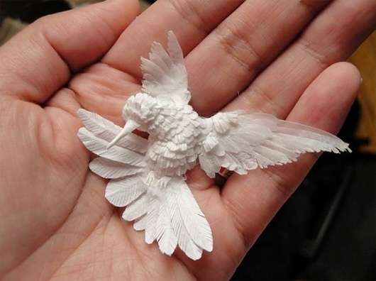 Paper Layers Can Create Stunning Art « BLOGNATOR #paper #hummingbird