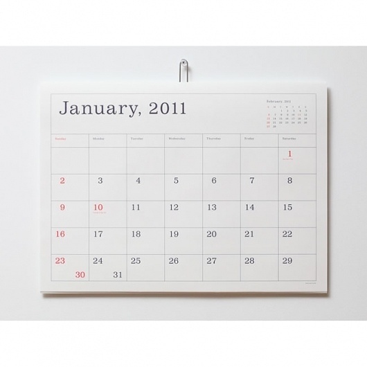 15778_img.jpg (JPEG Image, 650x650 pixels) #2011 #white #january #calendar #minimal