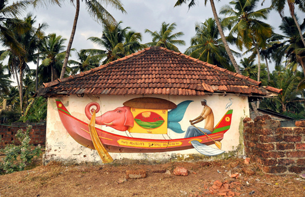 Inspiring Indian Murals in Kerala india #india #murals #inspiring #streetart