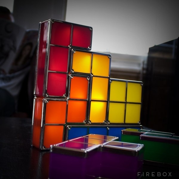 Tetris LED Desk Lamp #lamp #tetris #gadget
