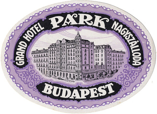 Image result for Grand hotel Luggage Sticker