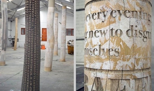 why not associates #wood #trees #typography