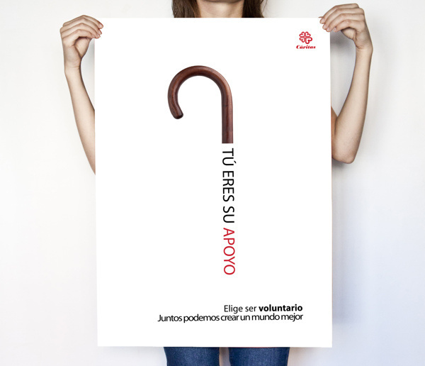 VOLUNTARIZATE #caritas #campaign #print #recruit #advertising #poster #volunteer