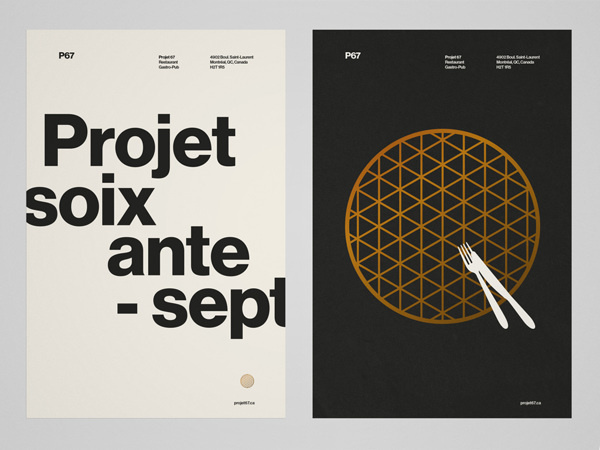 Projet 67 on Behance #print #poster