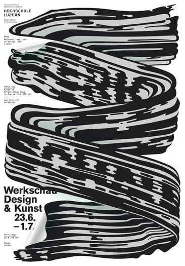 hslu werkschau 2012 poster by feixen #brush