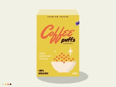D_coffee_cereal by Ray Urena #ray #urena #illustration