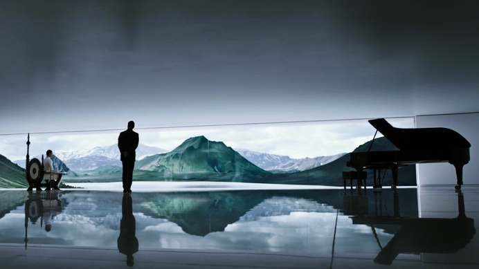 Alien Covenant aesthetics piano white minimalism nature