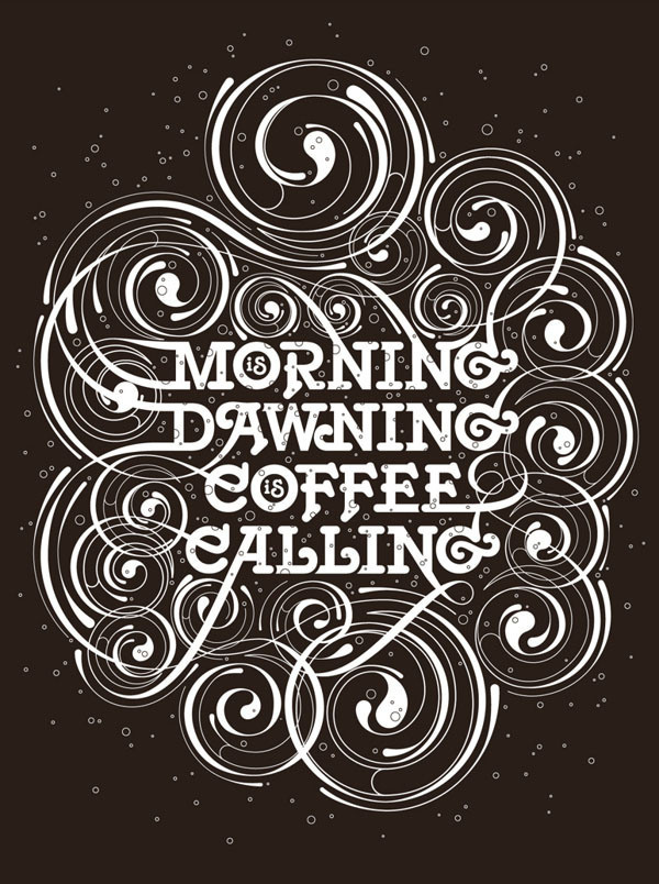 Coffee's Calling Poster by Paul Nolan