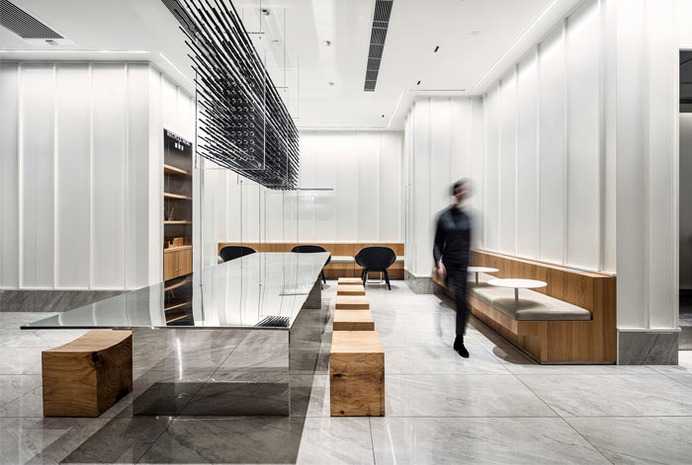 Modern Tea Drinking Space by Moc Design - InteriorZine