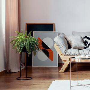 Outlined.cc Limited Edition Artwork Two Circles and a Diagonal geometric art print design artprint wallart