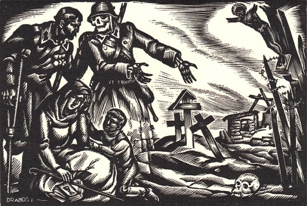 04sica-bookplate12_900.jpg (700×471) #wood #skull #etching #nazi