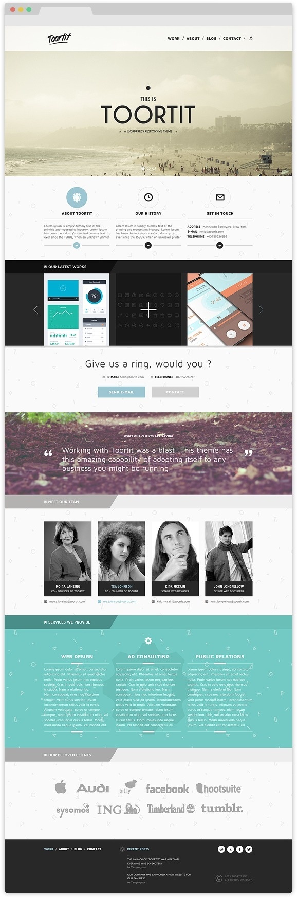 Toortit #template #responsive #flat #multipurpose