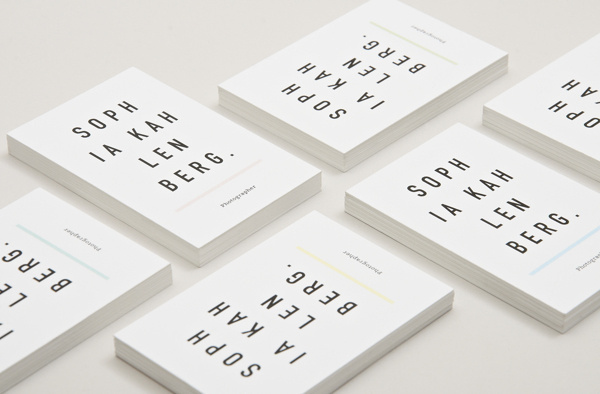 Sophia Kahlenberg by Kevin Tran #business #card #design #graphic #corporate #kevin #tran #typography