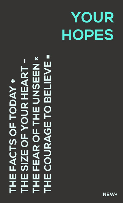 New Addition by IAMTHELAB - Your Hopes. #prints #poster #art #type #typography