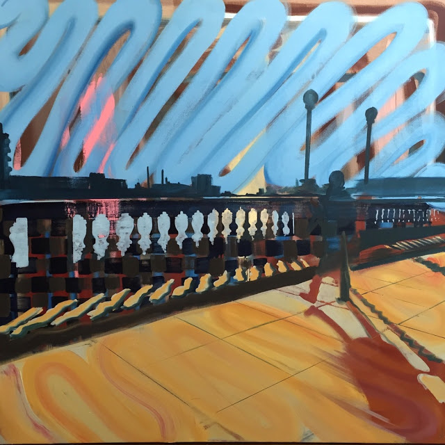 Abstract Oil on Linen Paintings by Andrew Fish