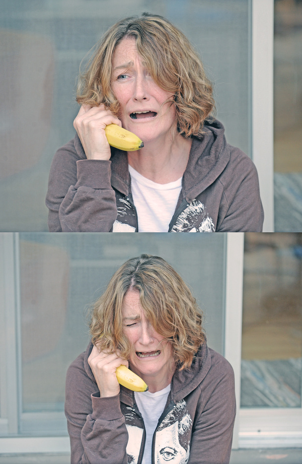 Make Something Cool Every Day 2009 on Behance #phone #banana #conceptual #crying