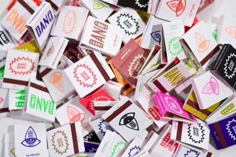 FFFFOUND! | ALLUMETTES - MATCHES - Atelier BangBang // Sérigraphie & Design #matchbox #design #matches #bang