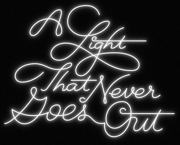 There is – Jason Wong – Friends of Type #lettering #jason #of #wong #type #light #friends #neon