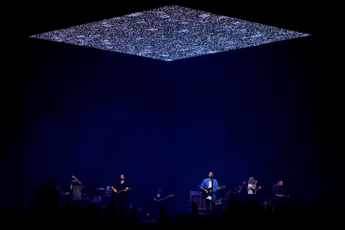 Description of . DENVER, CO - JULY 25: Hillsong United performs during their Empires Tour at the Pepsi Center on July 25, 2016. (Photo by Mi