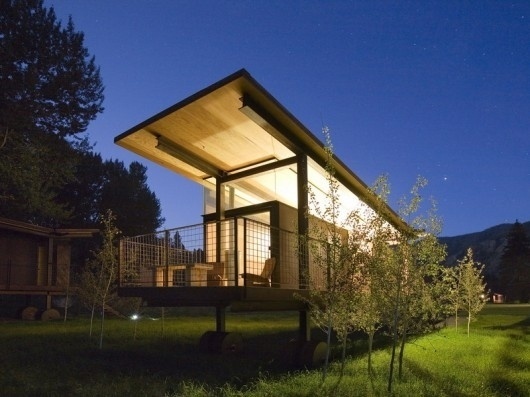 WANKEN - The Blog of Shelby White » Rolling Huts #steel #architects #rolling #architecture #olson #hut #kundig