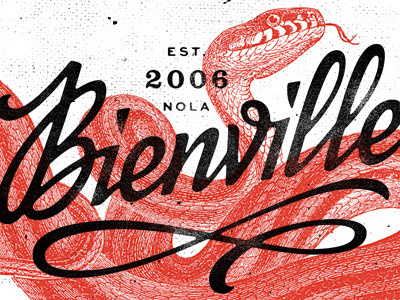 Bienville #illustration #typography