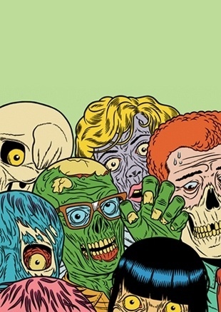 Kristian Hammerstad Illustrator #illustration #zombies #crowd