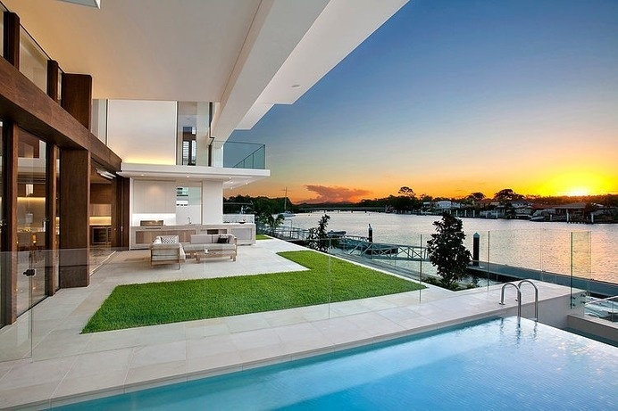 InspiringÂ River View Home asÂ Prelude to a Happy Family Life #residence #architecture #house #home