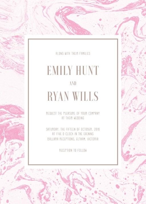 Sweet Marble - Wedding Invitations #paperlust #weddinginvitation #weddingstationery #invitations #cards #print #digitalcards