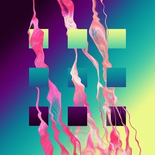 f0af53ac2a4a4bc3ab3610246136fb03_L.jpg (500×500) #abstract #pink #box #square #blue #neon