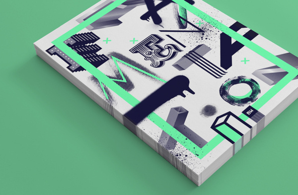 Frag.men.ta.tion on Behance #blankhiss #fragmentation #poster #type #typography