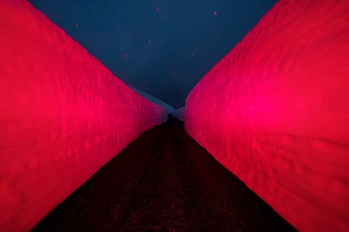 Aeon: Fiery Red Nordic Landscapes by Oystein Sture Aspelund