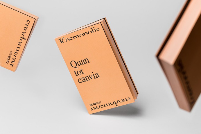 Kosmopolis Identity - Mindsparkle Mag PFP, disseny designed the identity for Kosmopolis Collection 2019. This is an amplified literature fest that takes place in Barcelona, where artists, writers and philosophers play an active role in the event under the name of "When Everything Changes". #logo #packaging #identity #branding #design #color #photography #graphic #design #gallery #blog #project #mindsparkle #mag #beautiful #portfolio #designer