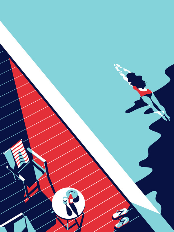 Malika Favre #illustration #minimal #geometric
