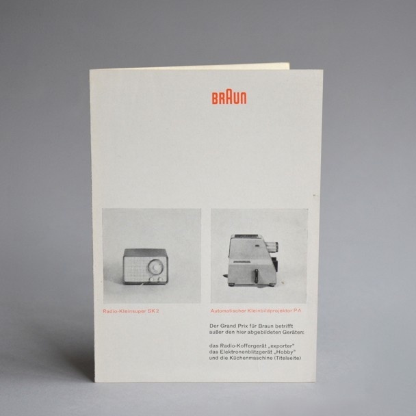 Braun Milan Triennale card (Grand Prix) Wolfgang Scheitel 1957 via www.dasprogramm.org