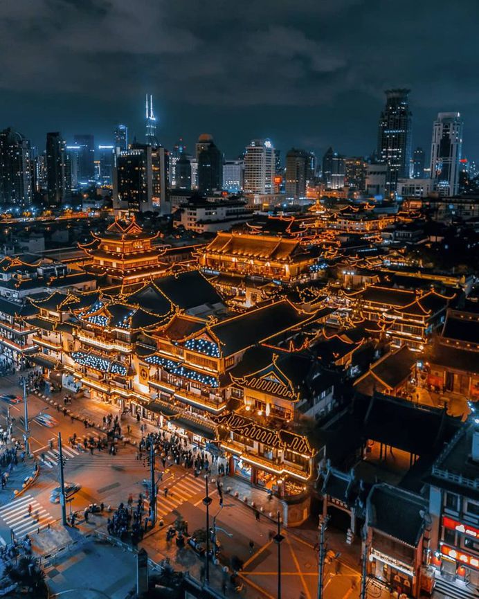 Shanghai From Above: Moody Drone Photography by Mark Siegemund