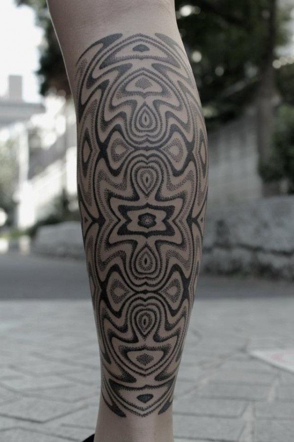 Kenji Alucky Stippling Tattoos 7 #dots #tattoo #modern