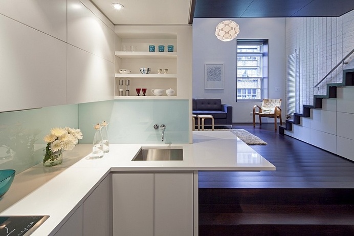 Manhattan MicroLoft – Radical Transformation of a Tiny Apartment