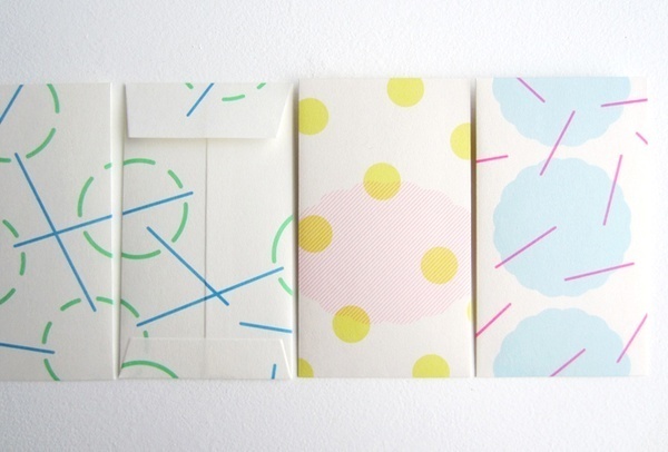 ドーのプチ袋セット #playful #stationary #irregular #geometric #pastel