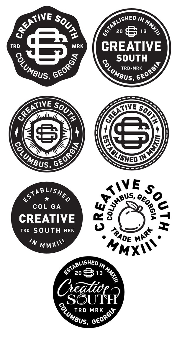 Creative south badge_finals #badge #logos #branding #final #identity