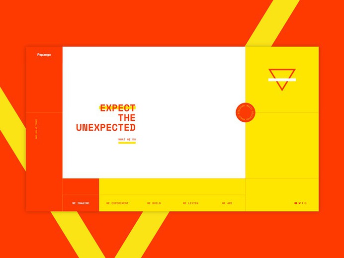 Papango.io website design concept