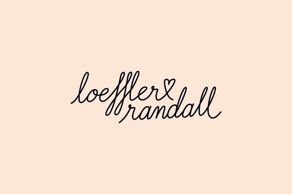 Loeffler Randall Heart LR Branding | RoAndCo Studio #logo #print #branding