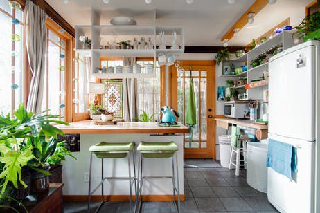 Tour a Small Plant-Filled Basement Rental Apartment | Apartment Therapy