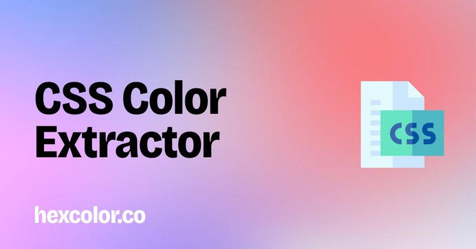 Extract the css color palette scheme from a website. A handy CSS tool for web designers to see all the HEX color combinations in a web page. Paste the CSS url here and get all the colors which they used! A must-have tool for designers and frontend developers. Free css colour scheme extraction. 