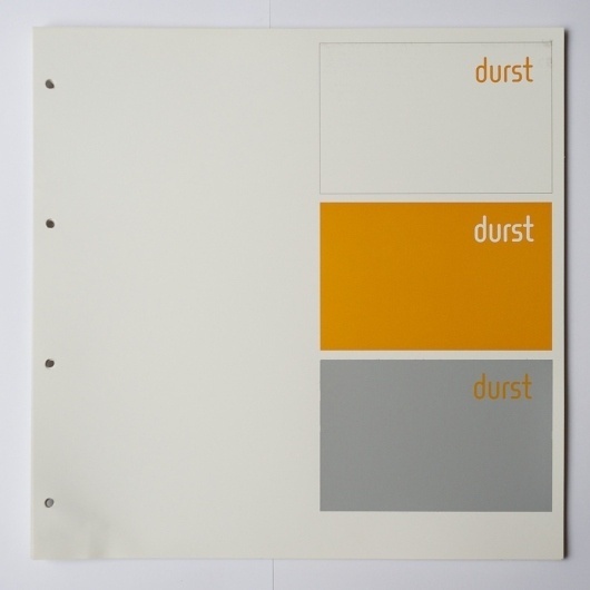 All sizes | Otl Aicher, Albrecht Hotz: Handbuch des visuellen Erscheinungsbildes von durst, Brixen | Flickr - Photo Sharing! #otl #print #design #graphic #identity #aicher